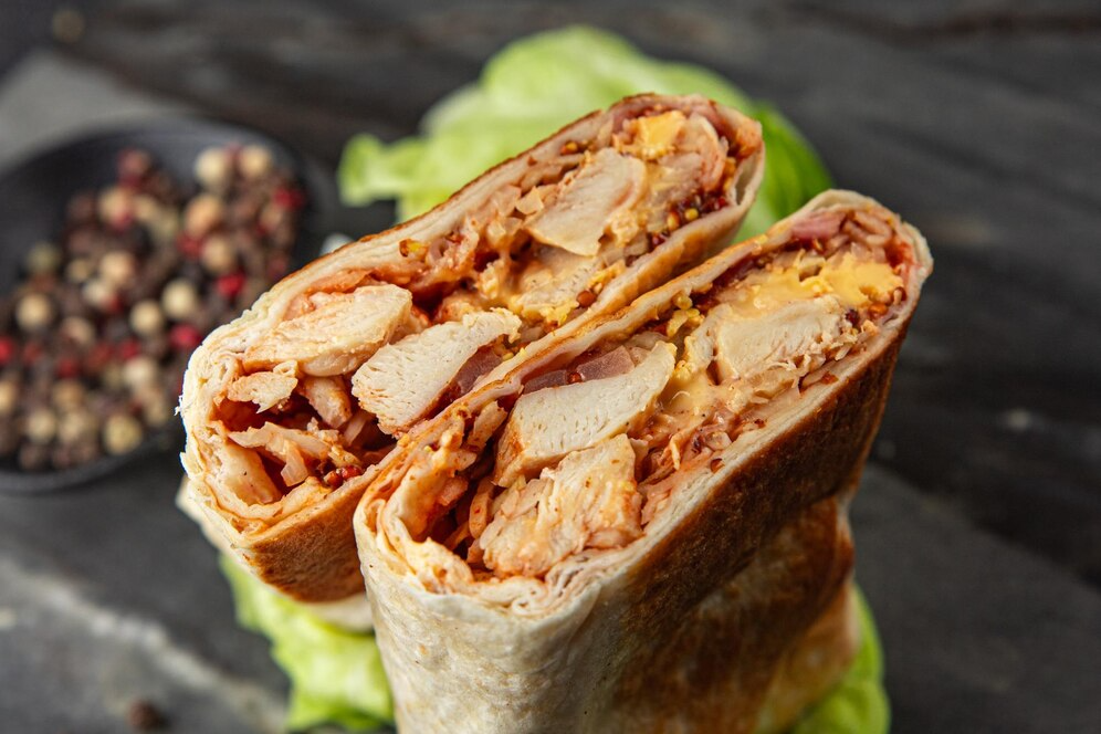 Malai Chicken Shawarma